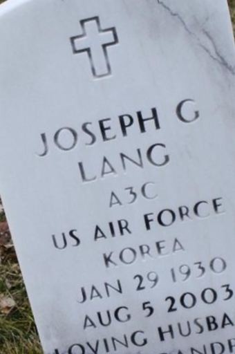 Joseph George Lang on Sysoon