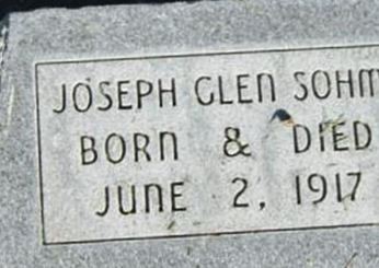 Joseph Glen Sohm on Sysoon