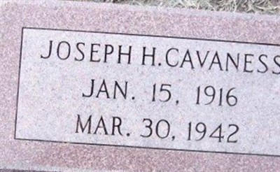 Joseph H Cavaness on Sysoon