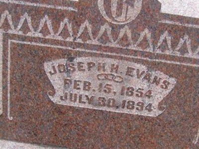 Joseph H Evans on Sysoon