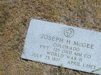 Joseph H. McGee on Sysoon
