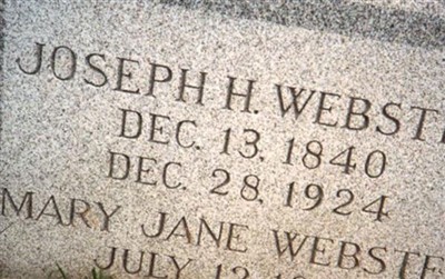 Joseph H. Webster on Sysoon