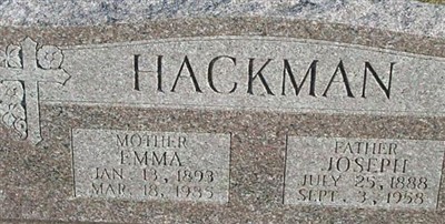 Joseph Hackman on Sysoon