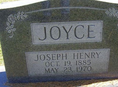 Joseph Henry Joyce on Sysoon