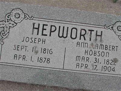 Joseph Hepworth on Sysoon
