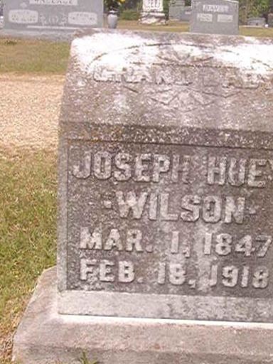 Joseph Huey Wilson on Sysoon