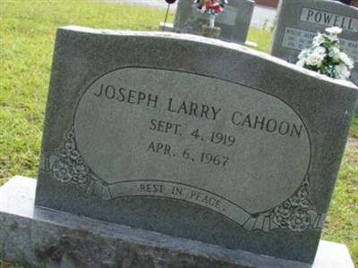 Joseph Larry Cahoon on Sysoon