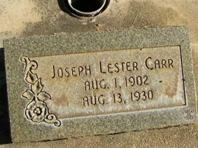 Joseph Lester Carr on Sysoon