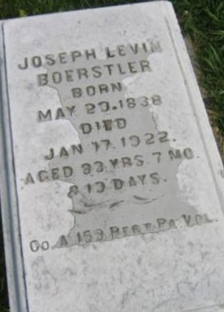 Joseph Levin Boerstler on Sysoon