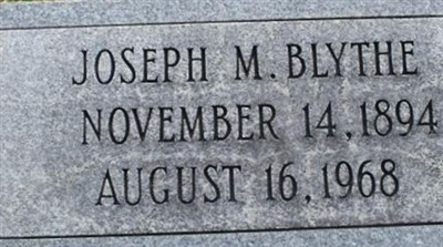 Joseph M Blythe on Sysoon