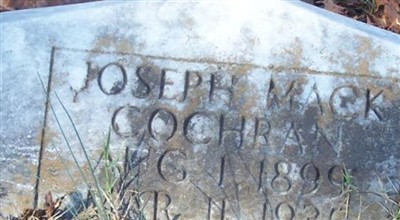 Joseph Mack Cochran on Sysoon