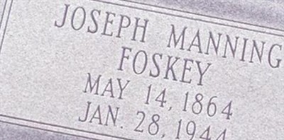 Joseph Manning Foskey on Sysoon