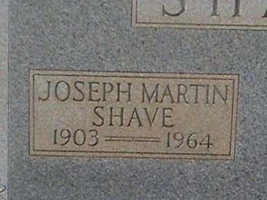 Joseph Martin Shave on Sysoon