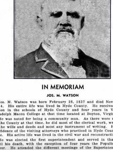 Joseph Masters Watson on Sysoon