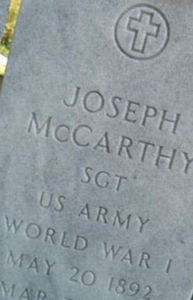 Joseph Mccarthy on Sysoon