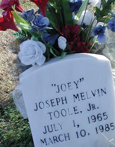 Joseph Melvin "Joey" Toole, Jr on Sysoon