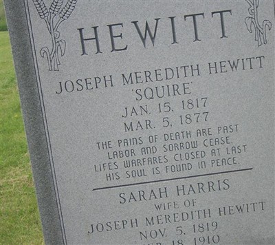 Joseph Meredith Hewitt on Sysoon
