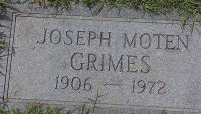 Joseph Moten Grimes on Sysoon