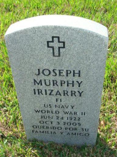 Joseph Murphy Irizarry on Sysoon