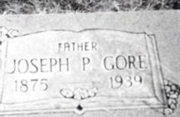 Joseph Patterson "Joe Boy" Gore on Sysoon