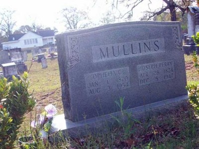 Joseph Perry Mullins, Find a grave on Sysoon Joseph Perry Mullins on Sysoon