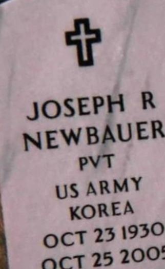Joseph R Newbauer on Sysoon