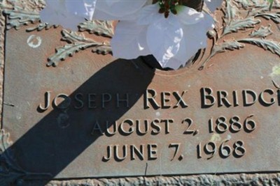 Joseph Rex Bridges on Sysoon