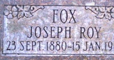 Joseph Roy Fox on Sysoon