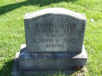 Joseph Royer Spring on Sysoon