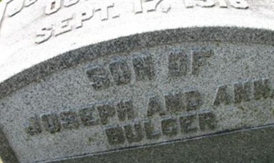 Joseph Stanhope Bulger on Sysoon
