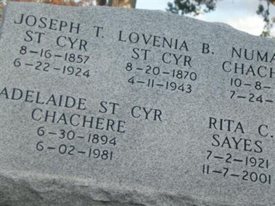 Joseph T. St. Cyr on Sysoon