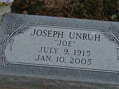 Joseph Unruh on Sysoon
