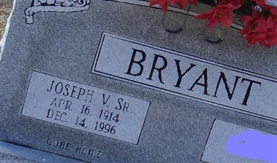 Joseph V. Bryant, Sr on Sysoon