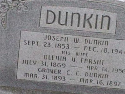 Joseph W Dunkin on Sysoon