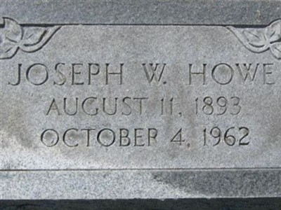 Joseph W Howe on Sysoon