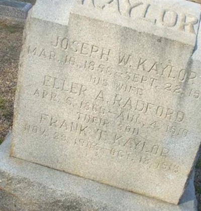 Joseph W Kaylor on Sysoon