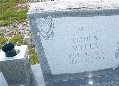 Joseph W. Myles on Sysoon