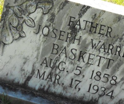 Joseph Warren Baskett on Sysoon