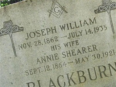 Joseph William Blackburn on Sysoon