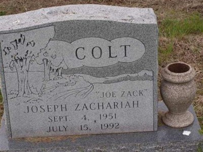 Joseph Zachariah "Joe Zack" Colt on Sysoon