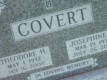 Josephine A. Covert on Sysoon
