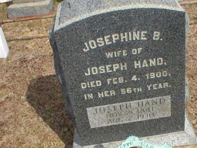 Josephine B Hand on Sysoon