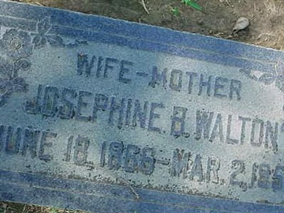 Josephine B Walton on Sysoon