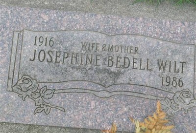 Josephine Bedell Wilt on Sysoon