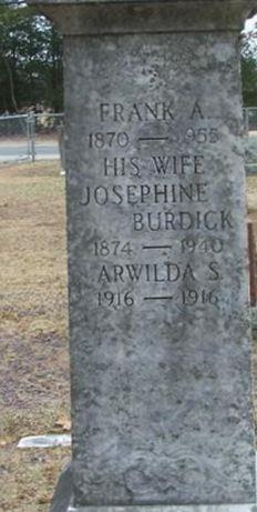 Josephine Burdick Greene on Sysoon