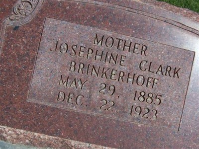 Josephine Clark Brinkerhoff on Sysoon