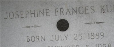 Josephine Frances Klug Kuhn, Find a grave on Sysoon Josephine Frances Klug Kuhn on Sysoon