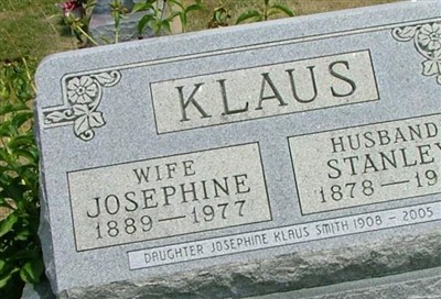 Josephine Klaus Smith on Sysoon