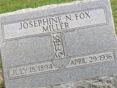 Josephine N Fox Miller on Sysoon