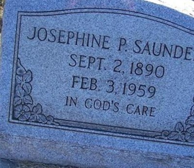 Josephine P. Saunders on Sysoon